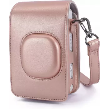 LOVEINSTANT Schutzhülle für Fujifilm Instax Mini LiPlay - Glänzend Pink