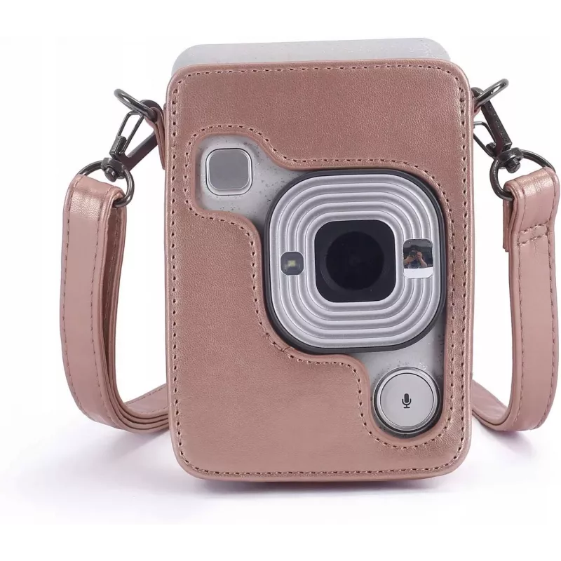 LOVEINSTANT Schutzhülle für Fujifilm Instax Mini LiPlay - Glänzend Pink