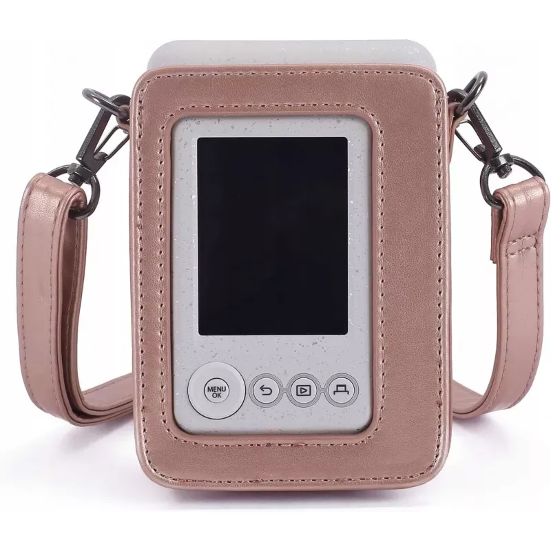 LOVEINSTANT Schutzhülle für Fujifilm Instax Mini LiPlay - Glänzend Pink