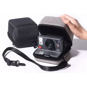 LOVEINSTANT Tragetasche für Polaroid Now, Now+, OneStep 2 VF, OneStep+ - Schwarz