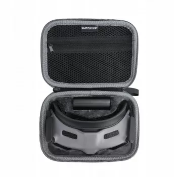 SUNNYLIFE Schutztasche für DJI Goggles 2 - Grau/Schwarz Hartschale EVA-Schaum