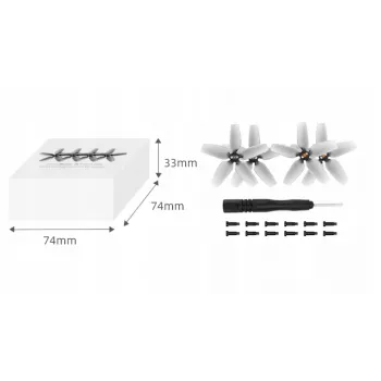 SUNNYLIFE Propeller Set 4 Stück für DJI Avata / Rot / 2925s-2-r