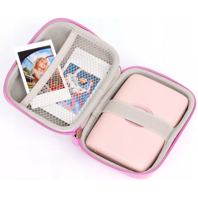 LOVEINSTANT Etui Case für Instax Mini Evo / Mini LiPlay / Mini Link - Sparkle Pink