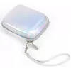 LOVEINSTANT Sparkle Silver PU Leather Case für Fujifilm Instax Mini Evo / Mini Liplay / Mini Link