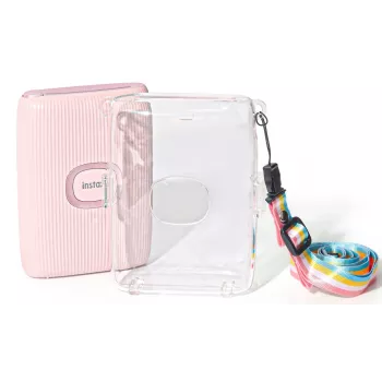 LOVEINSTANT Transparente Hartschutzhülle für Fujifilm Instax Mini Link 2