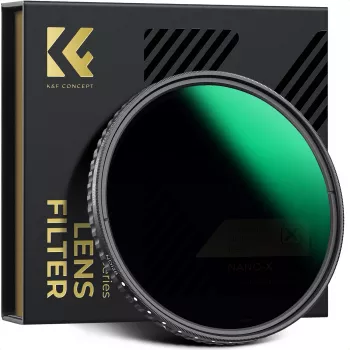 KF X Fader Variable ND Filter 82mm ND8-ND128 Grau