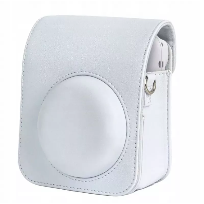 LOVEINSTANT Case Cover Pouch für Fujifilm Instax Mini 12 Weiß