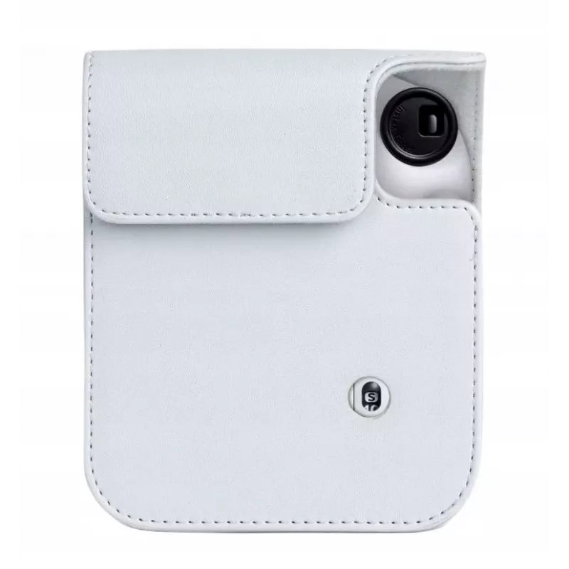 LOVEINSTANT Case Cover Pouch für Fujifilm Instax Mini 12 Weiß