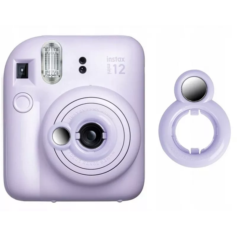 LoveInstant Spiegelaufsatz für Fuji Fujifilm Instax Mini 12 Lila