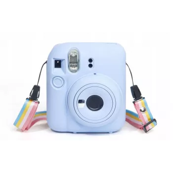 LOVEINSTANT Silikon-Schutzhülle für Fujifilm Instax Mini 12 - Blau
