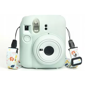 LOVEINSTANT Silikon-Schutzhülle für Fujifilm Instax Mini 12 - Grün