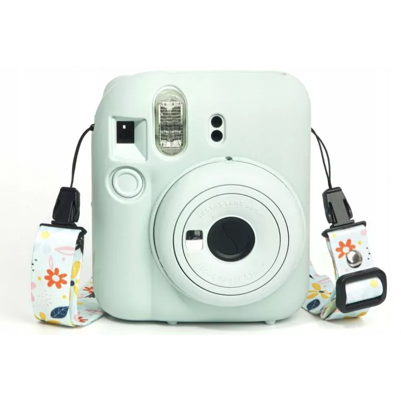 LOVEINSTANT Silikon-Schutzhülle für Fujifilm Instax Mini 12 - Grün