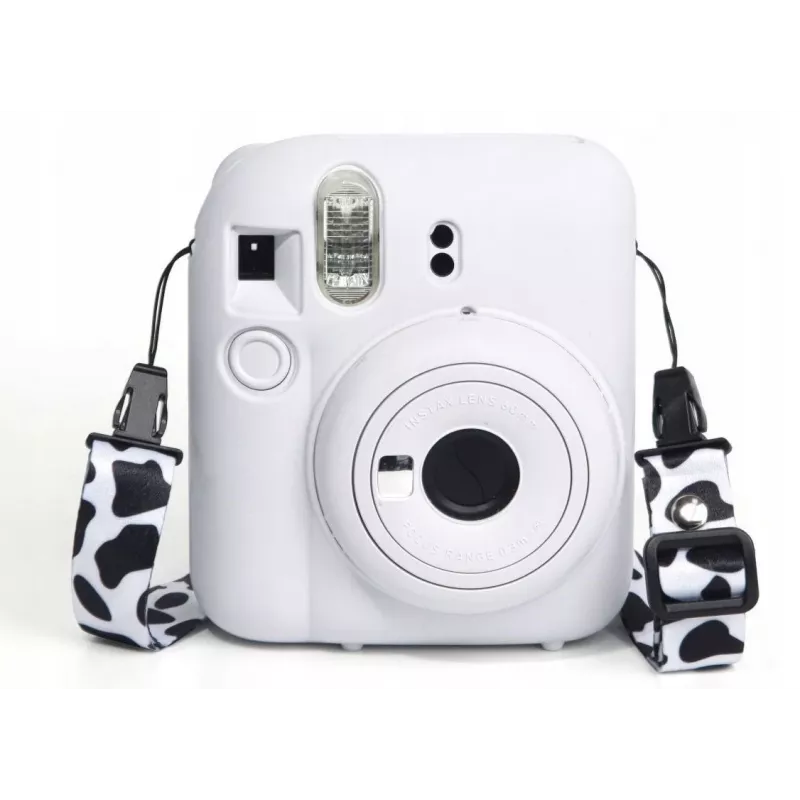 LOVEINSTANT Silikon-Schutzhülle für Fujifilm Instax Mini 12 - Weiß