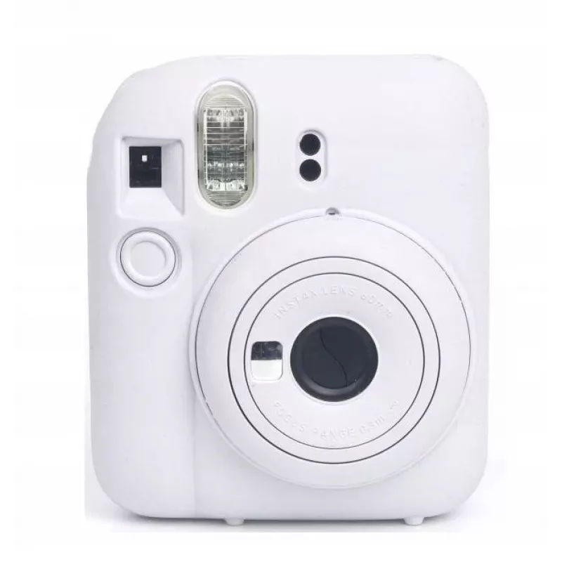 LOVEINSTANT Silikon-Schutzhülle für Fujifilm Instax Mini 12 - Weiß