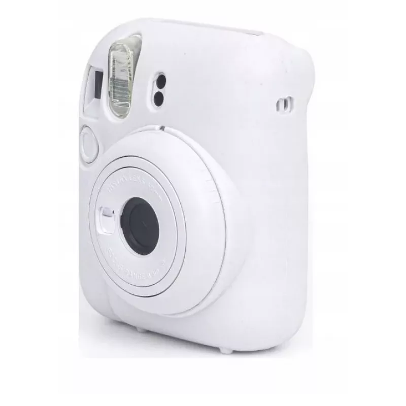 LOVEINSTANT Silikon-Schutzhülle für Fujifilm Instax Mini 12 - Weiß