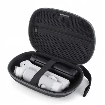 SUNNYLIFE Schutzhülle Hartschalenkoffer für Smartphone-Gimbal – Kompatibel mit Insta360 Flow, DJI Osmo Mobile 6/5/4/SE/3/2, Zhiyun, Feiyu – Schwarze EVA-Hülle