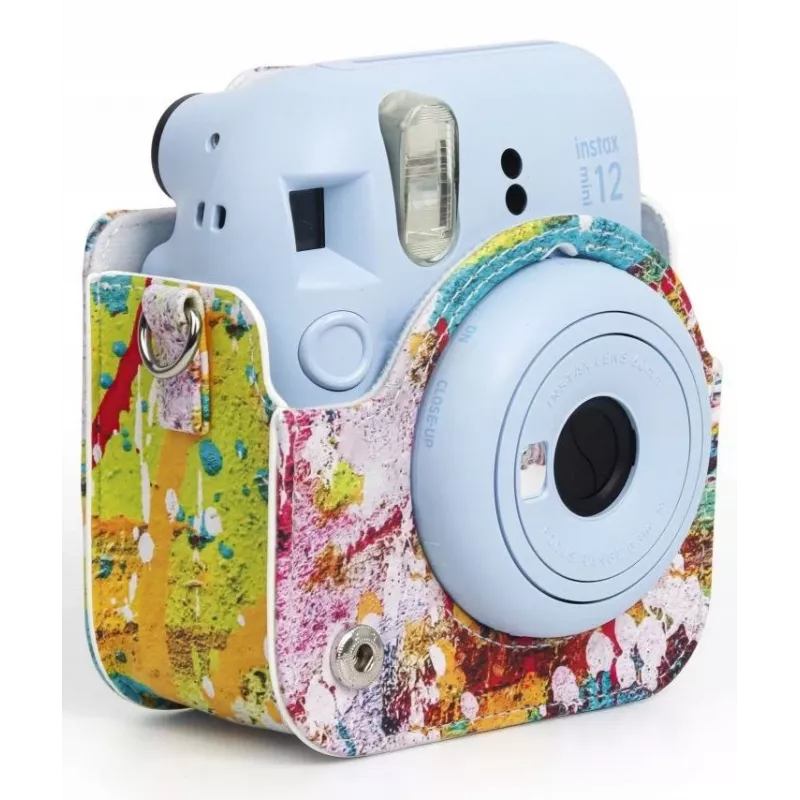 LOVEINSTANT Case Cover Pouch für Fujifilm Instax Mini 12, Colorful Spots
