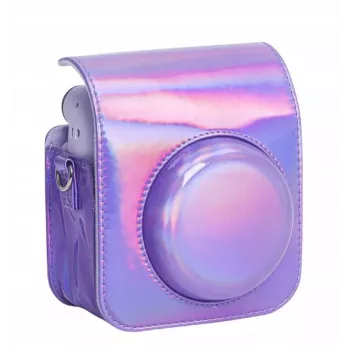 LOVEINSTANT Case Cover Pouch für Fujifilm Instax Mini 12 - Lila Glitzer