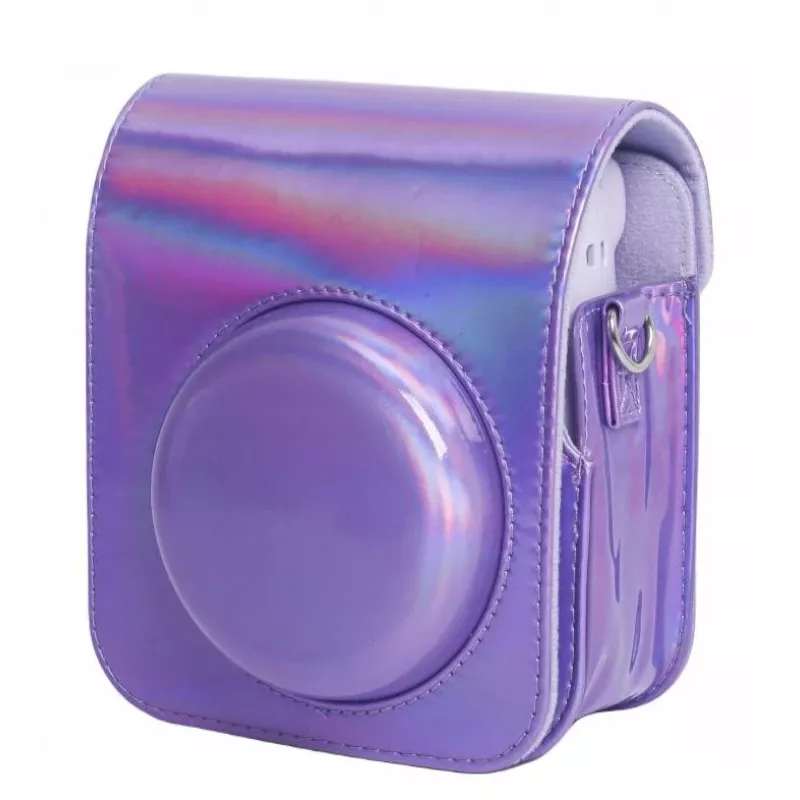 LOVEINSTANT Case Cover Pouch für Fujifilm Instax Mini 12 - Lila Glitzer