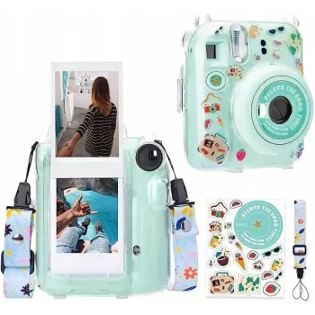 LOVEINSTANT Case für Fujifilm Instax Mini 12 mit Stickern / Holiday Time