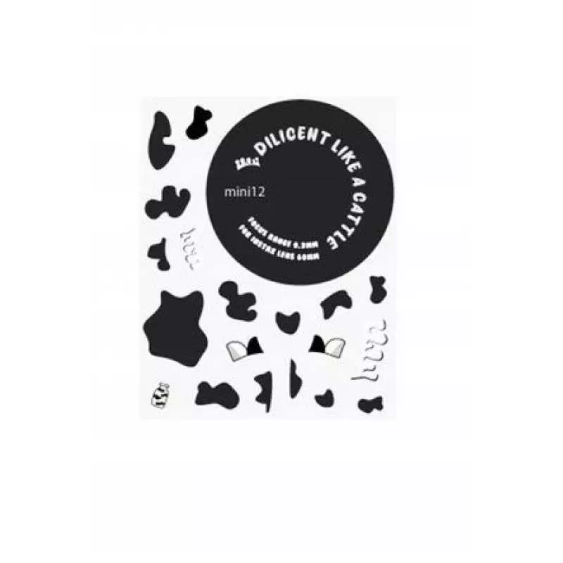 LOVEINSTANT Case für Fujifilm Instax Mini 12 mit Stickern - Kuhmuster