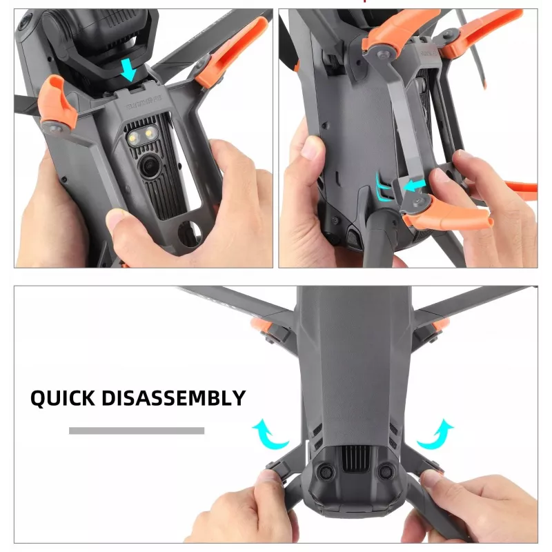 SUNNYLIFE Landing Gear Extenders für DJI Mavic 3 Pro - Grau (4er-Pack)
