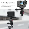 PULUZ Magnetic Quick Release Mount für GoPro Hero 11 10 9 8 7 6 5 4 / SJCAM / Xiaomi / DJI - PU706b