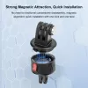 PULUZ Magnetic Quick Release Mount für GoPro Hero 11 10 9 8 7 6 5 4 / SJCAM / Xiaomi / DJI - PU706b