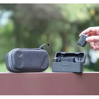 SUNNYLIFE Protective Hard Case für DJI Mic 2 / Mic 1 - EVA-Schale, Schwarz