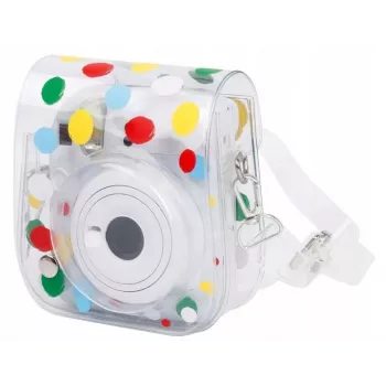 LOVEINSTANT Case Cover Pouch für Fujifilm Instax Mini 12 - Colorful Dots