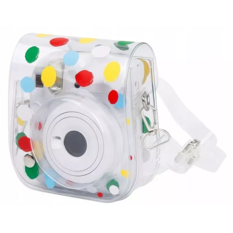 LOVEINSTANT Case Cover Pouch für Fujifilm Instax Mini 12 - Colorful Dots