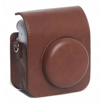 LOVEINSTANT Schutzhülle Schultertasche für Fujifilm Instax Mini 12 - Braun