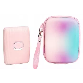 LOVEINSTANT Schutzhülle für Fujifilm Instax Mini Evo / Liplay / Square SQ Link / Link 2 SE, Multicolor Ombre