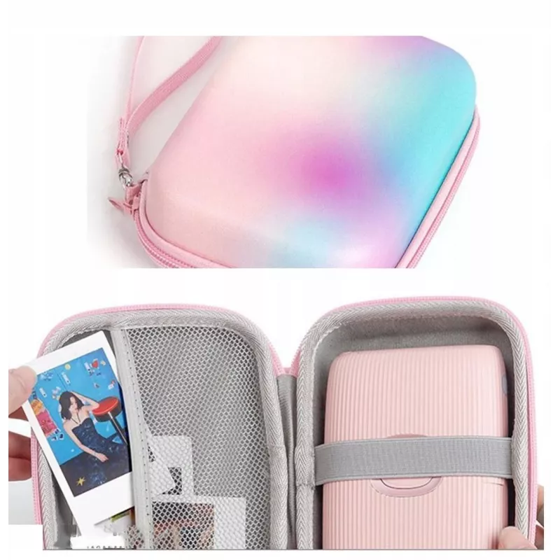 LOVEINSTANT Schutzhülle für Fujifilm Instax Mini Evo / Liplay / Square SQ Link / Link 2 SE, Multicolor Ombre