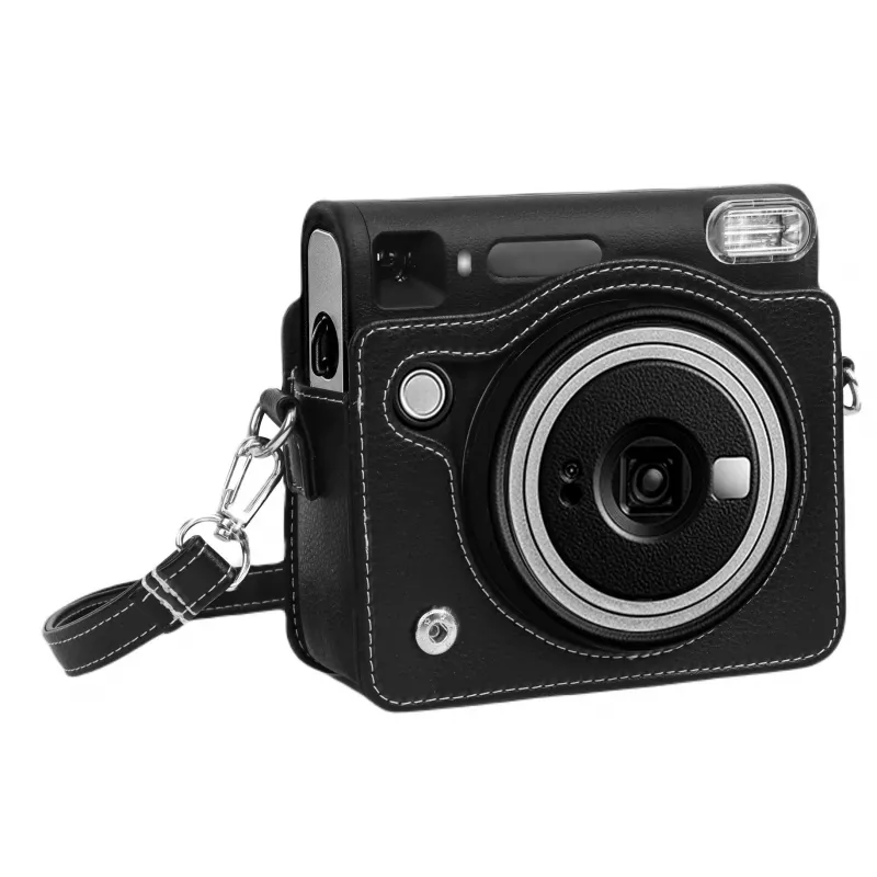 LOVEINSTANT Case Cover Pouch für Fujifilm Instax Square SQ40 Kamera, Schwarz
