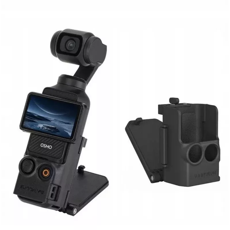 SUNNYLIFE Magnetischer Halter für DJI Osmo Pocket 3 - Vertikal & Horizontal - Schwarz