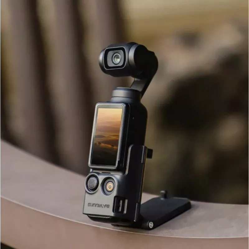 SUNNYLIFE Magnetischer Halter für DJI Osmo Pocket 3 - Vertikal & Horizontal - Schwarz