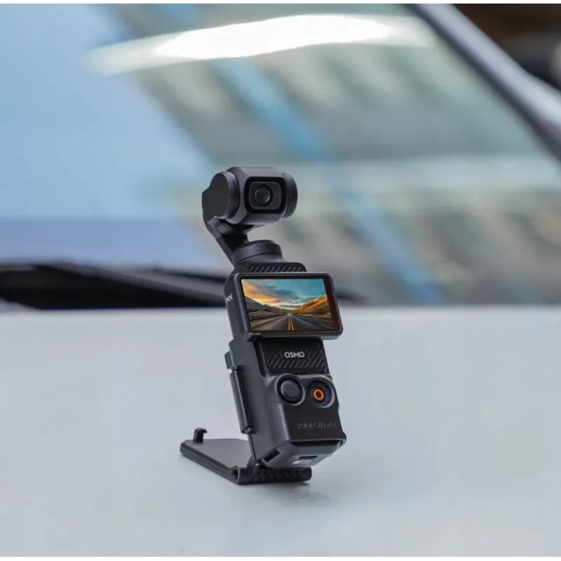 SUNNYLIFE Magnetischer Halter für DJI Osmo Pocket 3 - Vertikal & Horizontal - Schwarz