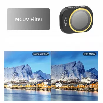 SUNNYLIFE UV MC Ultraviolettfilter für DJI Mini 4 Pro Drohne + Schutzhülle