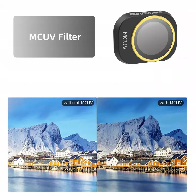 SUNNYLIFE UV MC Ultraviolettfilter für DJI Mini 4 Pro Drohne + Schutzhülle