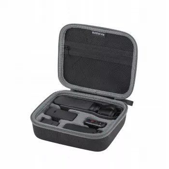 SUNNYLIFE Hartschalen-Schutzhülle für DJI Osmo Pocket 3 und Zubehör, Schwarz