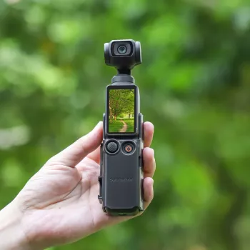 SUNNYLIFE Seitenhalterung für DJI Osmo Pocket 3 - GoPro-kompatibel - Schwarz