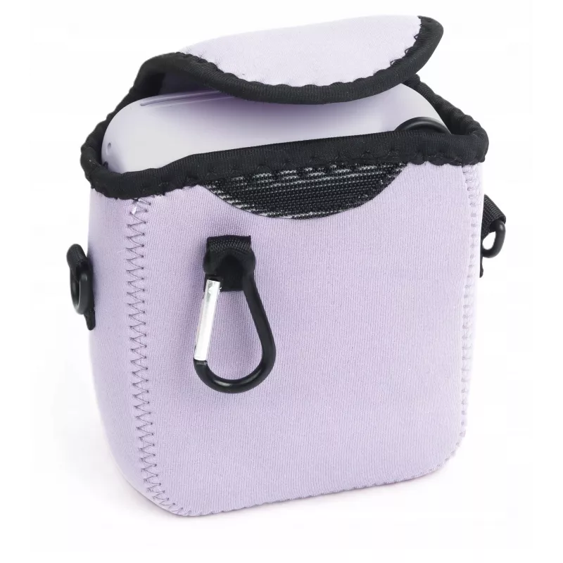 LOVEINSTANT Soft Neoprene Protective Case for Fujifilm Instax Mini 12 - Purple
