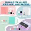 Phomemo Color Thermal Paper Rolls 53mm x 6,5m 3er-Pack für T02 M02 PRO M03 M04S