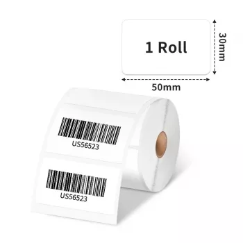 Phomemo 230 Etiketten 50x30mm Direct Thermal Haftetiketten für M110 M120 M200 M220 M221 / XP5030-230