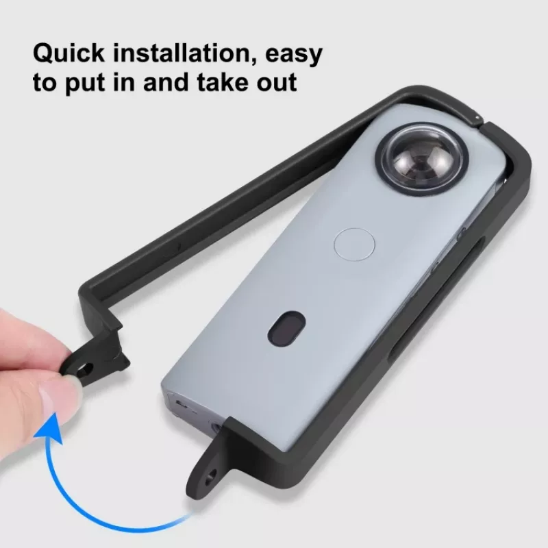 PULUZ Rahmenhalterung Schutzkäfig für Ricoh Theta SC2 - Schwarz