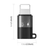 PULUZ Lightning auf USB-C OTG Adapter für iPhone, Schwarz (PU649B)