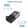 PULUZ Lightning auf USB-C OTG Adapter für iPhone, Schwarz (PU649B)
