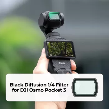 K&F Concept Black Diffusion 1/4 Filter für DJI Osmo Pocket 3 (KF01.2533)