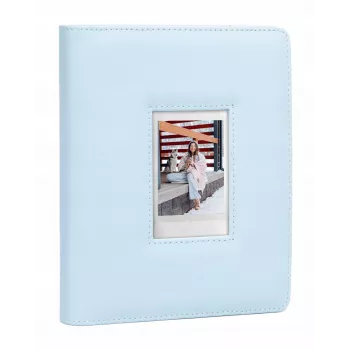 LOVEINSTANT Fotoalbum 288 Fotos für Fuji Instax Canon Xiaomi Polaroid HP Kodak Zink / Deckelfenster / Blau